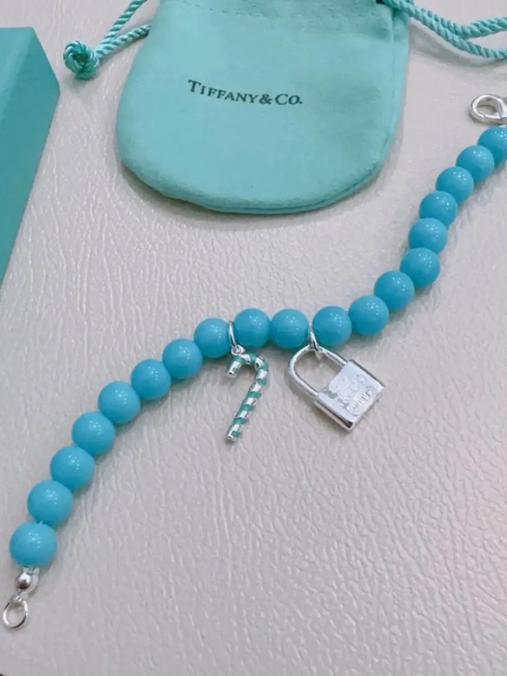 Tiffany & Co. Blue Beaded Bracelet